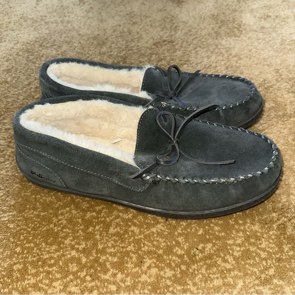 My Slippers My Pillow Mens Moccasin 13 Shoes Gray - Picture 5 of 9